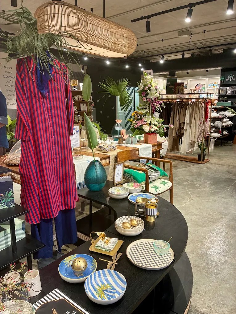 Curated decor display at The Edit