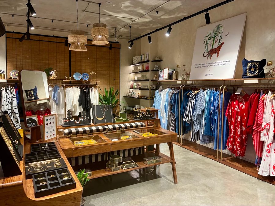 Curated retail area at The Edit